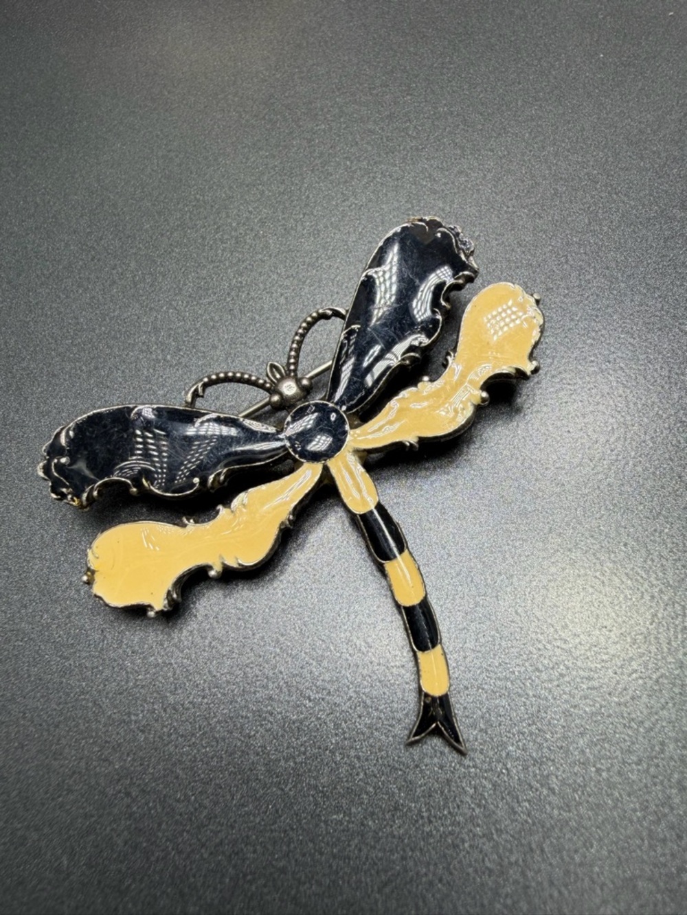Antique Victorian Dragonfly Brooch